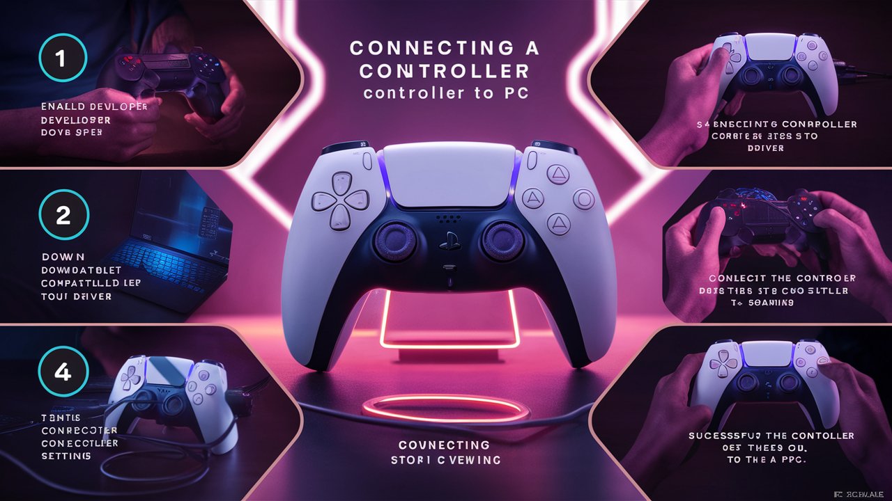 how to connect ps5 controller to pc