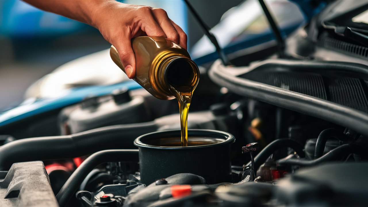 conventional oil change
